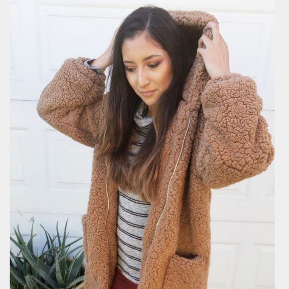 🆕️//The Becky/ Teddy hoodie Jacket - Picture 5 of 6